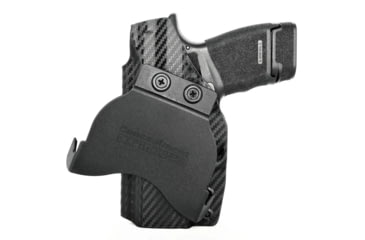 Image of Rounded Stoeger Str-9 / Str-40 Paddle Holster, STG-STR9-BK-LH-OWBPDL