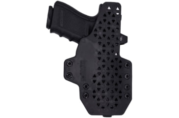 Image of Rounded Tuckable KYDEX Armaloy Hybrid Holster, Walther CCP, Left Hand, Black, WTR-CCP-BK-LH-STPOLY
