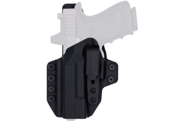 Image of Rounded Tuckable KYDEX Armaloy Hybrid Holster, Walther CCP, Left Hand, Black, WTR-CCP-BK-LH-STPOLY