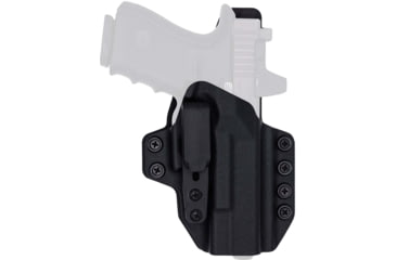 Image of Rounded Tuckable KYDEX Armaloy Hybrid Holster, Walther CCP, Right Hand, Black, WTR-CCP-BK-RH-STPOLY