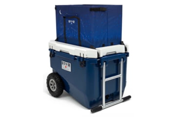 Image of RovR Products RollR 60 Cooler w/ Wagon Bin, Midnight, 852490007126