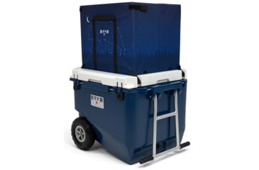 Image of RovR Products RollR 80 Cooler w/ Wagon Bin, Midnight, 852490007218