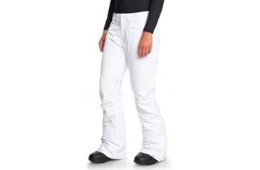 Image of Roxy Backyard Pants - Womens, Bright White, Large, ERJTP03091-WBB0-L