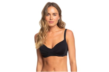 Image of Roxy Beach Classics Bikini Top - Womens, True Black, Large, ERJX303961-KVJ0-L