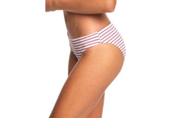 Image of Roxy Chasing Love Full Bikini Bottoms - Womens, Bright White, Small, ERJX403750-WBB0-S