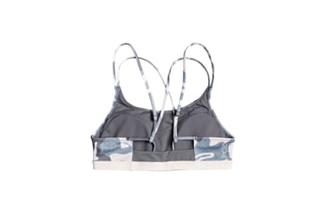 Image of Roxy Fitness Sports Bikini Top Bra - Womens, Charcoal Heather Darwin, Small, ERJX304153-SZCH-S