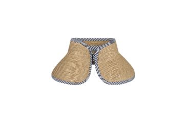 Image of Roxy Kiss The Ocean Capeline Straw Visor - Womens, Natural, Small/Medium, ERJHA03594-YEF0-S/M