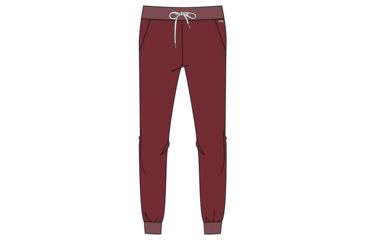 Image of Roxy Look Lively Pant - Womens, Rhubarb Heather, Medium, ARJNP03147-RZEH-M