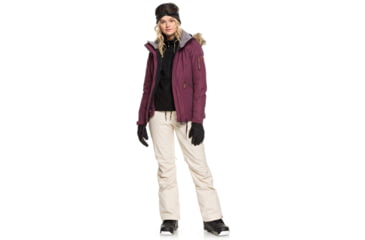 Image of Roxy Nadia Pants - Womens, Oyster Gray, Large, ERJTP03087-TFN0-L