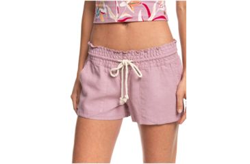 Image of Roxy Oceanside Shorts - Womens, Mauve Shadows, Small, ARJNS03007-PHQ0-S