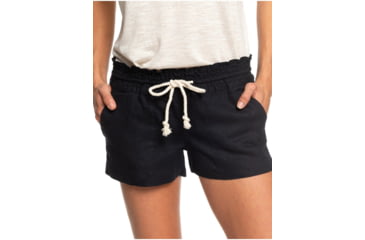 Image of Roxy Oceanside Shorts - Womens, True Black, Medium, ARJNS03007-KVJ0-M