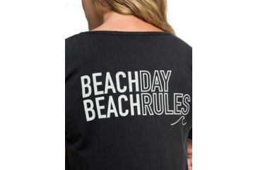 Image of Roxy Pacific Groove Short Sleeve T-Shirt Dress - Womens, Anthracite, Small, ERJKD03256-KVJ0-S