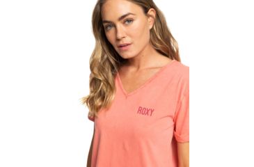 Image of Roxy Pacific Groove Short Sleeve T-Shirt Dress - Womens, Lantana, Small, ERJKD03256-MJM0-S