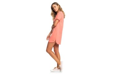 Image of Roxy Pacific Groove Short Sleeve T-Shirt Dress - Womens, Lantana, Small, ERJKD03256-MJM0-S