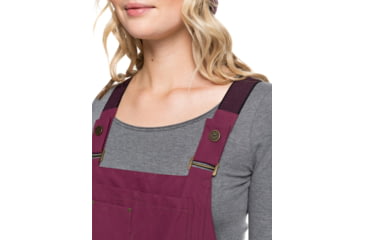 Image of Roxy Rideout Bib Pants - Womens, Grape Wine, Small, ERJTP03084-PSF0-S