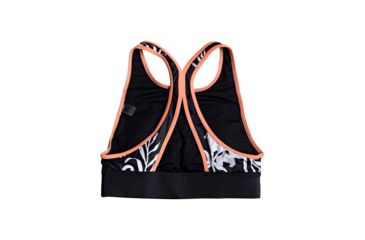 Image of Roxy Fitness Pt Crop Top Bra - Women's, True Black S Full Bicolys, Medium, ERJX303976-KVJ2-M