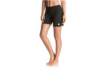 Image of Roxy To Dye 7 Boardshorts - Womens, Anthracite, Large, ERJBS03039-KVJ0-L
