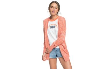 Image of Roxy Valley Shades Cardigan - Womens, Carnelian, Medium, ERJSW03330-NKW0-M
