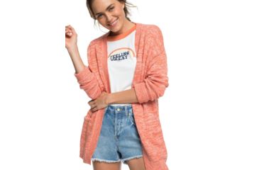 Image of Roxy Valley Shades Cardigan - Womens, Carnelian, Medium, ERJSW03330-NKW0-M