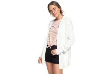 Image of Roxy Valley Shades Cardigan - Womens, Marshmallow, Small, ERJSW03330-WBT0-S