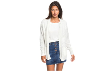 Image of Roxy Valley Shades Cardigan - Womens, Snow White, Medium, ERJSW03391-WBK0-M