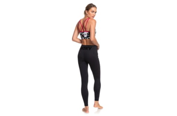Image of Roxy Welcome To Accapulco Medium Support Sports Bra - Womens, True Black Story Of, Medium, ERJKT03619-XKKW-M