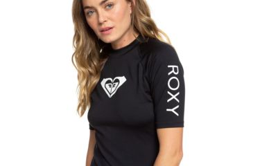 Image of Roxy Whole Hearted Ss - Womens, Anthracite, Small, ERJWR03219-KVJ0-S