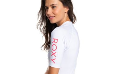 Image of Roxy Whole Hearted Ss - Womens, White, Small, ERJWR03219-WBB0-S