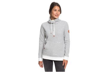 Image of Roxy Worlds Away Stripe Sweater - Womens, Anthracite Marina Stripes, Small, ERJFT04071-KVJ3-S