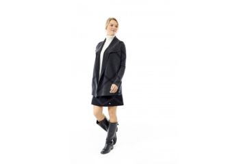 Image of Royal Robbins Merino Front Wrap Cardigan - Women's, Charcoal, Small/Medium, 67498-18-S/M