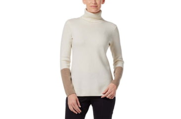 Image of Royal Robbins All Season Merino Turtleneck - Women's, Creme, L, 67493-22-L-