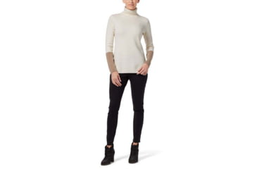 Image of Royal Robbins All Season Merino Turtleneck - Women's, Creme, L, 67493-22-L-