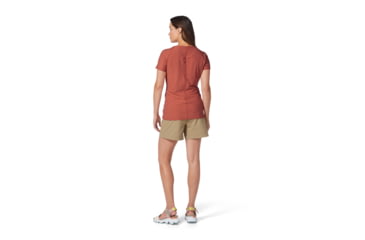 Image of Royal Robbins Amp Lite S/S Tee - Womens, Baked Clay Htr, Large, Y311029-911-L