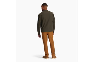 Image of Royal Robbins Arete Crew - Mens, Black Olive, 2XL, Y418002376XXL