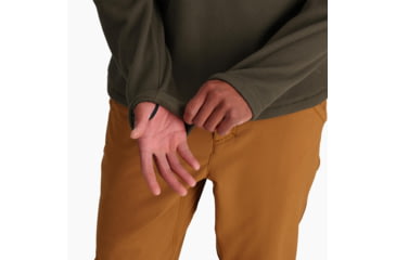 Image of Royal Robbins Arete Crew - Mens, Black Olive, 2XL, Y418002376XXL