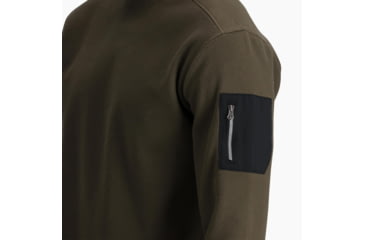 Image of Royal Robbins Arete Crew - Mens, Black Olive, 2XL, Y418002376XXL