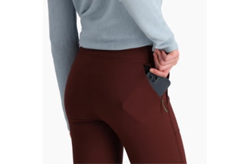 Image of Royal Robbins Backcountry Pro Winter Legging - Womens, Dark Mahogany, Small, Y314005160S