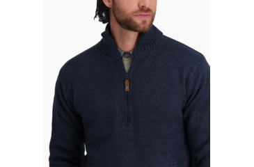 Image of Royal Robbins Baylands Lined 1/2 Zip - Mens, Navy, Small, Y417017728S