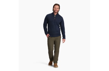 Image of Royal Robbins Baylands Lined 1/2 Zip - Mens, Navy, Small, Y417017728S