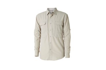 Image of Royal Robbins Bug Barrier Expedition Men's Long Sleeve Shirt, Soapstone, L 42199-SOAPSTONE-L