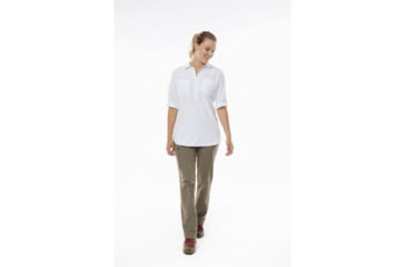 Image of Royal Robbins Bug Barrier Expedition Womens Tunic, White, L, 32123-WHITE-L