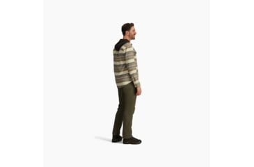 Image of Royal Robbins Clouds Rest Hemp Long SLeeve - Mens, Bistre Pacific Crest Stripe, Medium, Y12600123-224RR-M