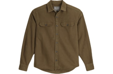 Image of Royal Robbins Clouds Rest Hemp Long SLeeve - Mens, Dark Olive Heather, Medium, Y12600123-319RR-M