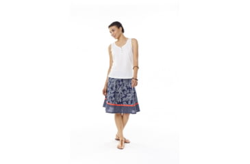 Image of Royal Robbins Cool Mesh Eco-Skirt Print, Dp Blue Flwr, L, 65182-DP BLUE FLWR-L
