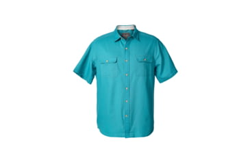 Image of Royal Robbins Cool Mesh Men's Short Sleeve Shirt, Viridian Green, S 71914-VIRIDIAN GREEN-S