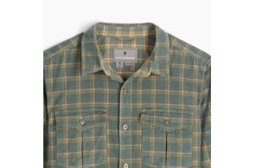 Image of Royal Robbins Covert Cord Organic Cotton Long Sleeve - Mens, Arctic Sea Pioneer Pld, Extra Large, Y722019321XL