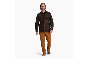 Image of Royal Robbins Covert Cord Organic Cotton Long Sleeve - Mens, Java Pioneer Pld, Large, Y722019205L