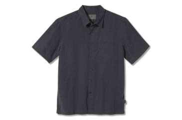 Image of Royal Robbins Desert Pucker Dry Mens Short Sleeve Shirt, Asphalt, 3XL, Y71200-ASPHALT-3XL