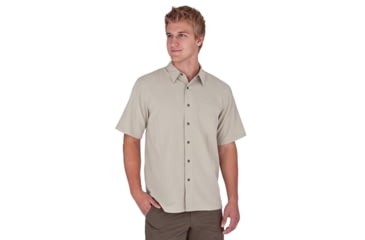 Image of Royal Robbins Desert Puckerware Short Sleeve - Men's-Soapstone-X-Large