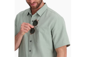Image of Royal Robbins Desert Puckerware Short Sleeve - Mens, Sage Leaf, Medium, Y71200339M